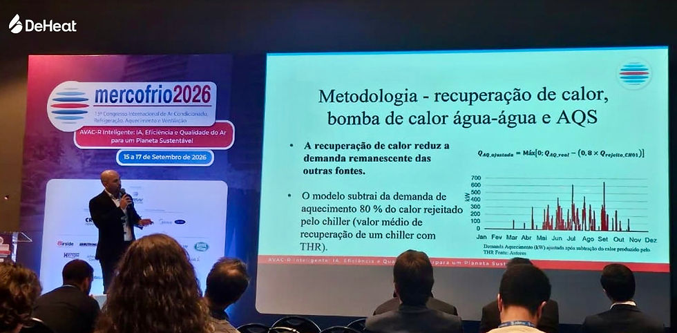 Fernando apresentando o estudo no Mercofrio 2026