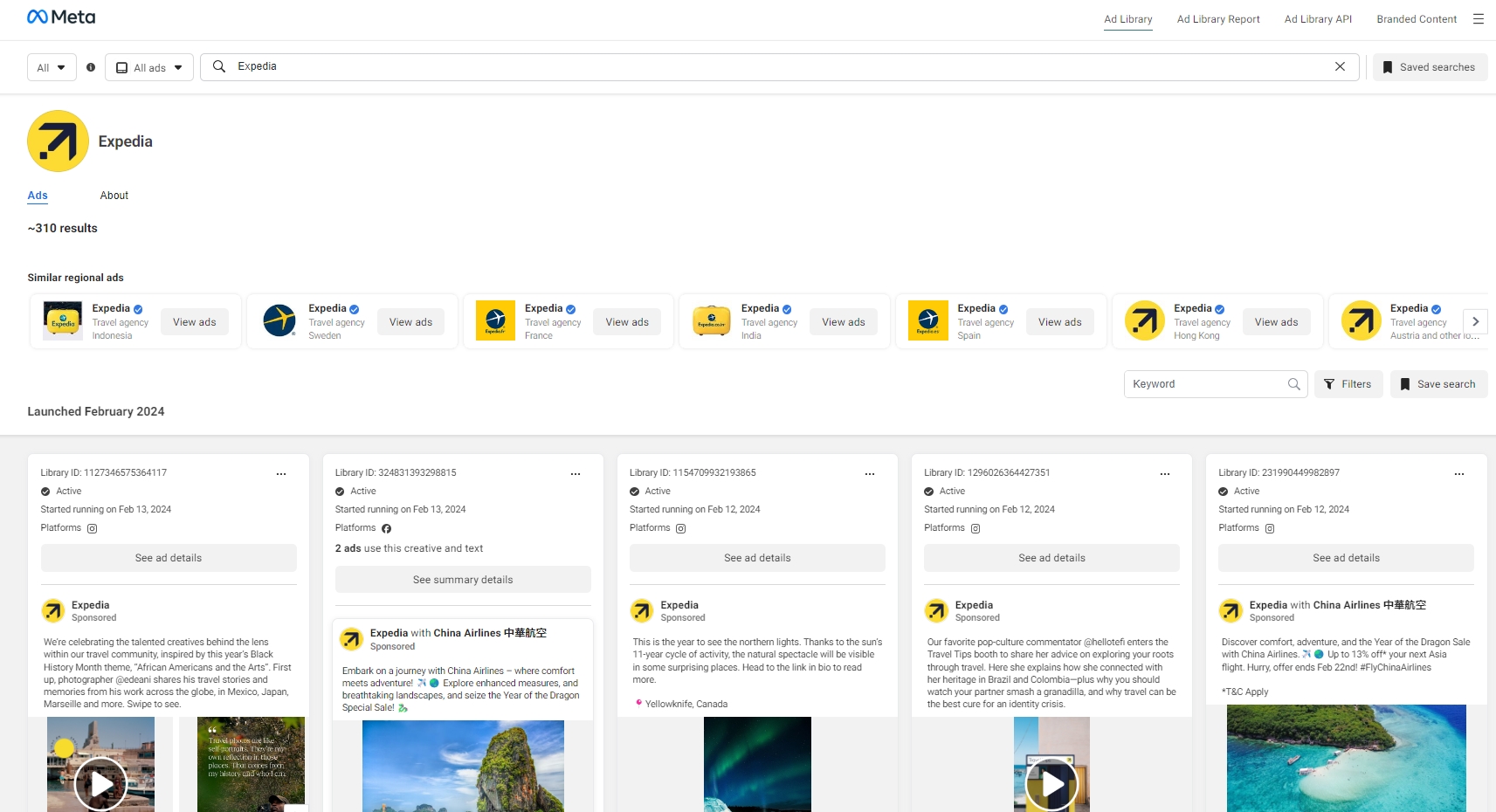 Facebook Ad Library