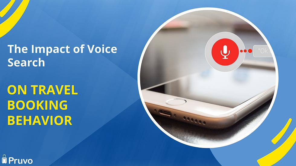 The Impact of Voice Search on Travel Booking Behavior
