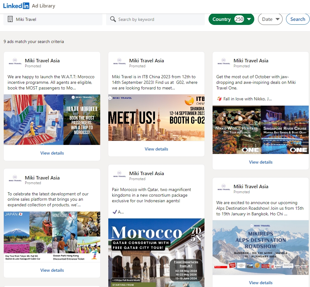 Linkedin Ad Library