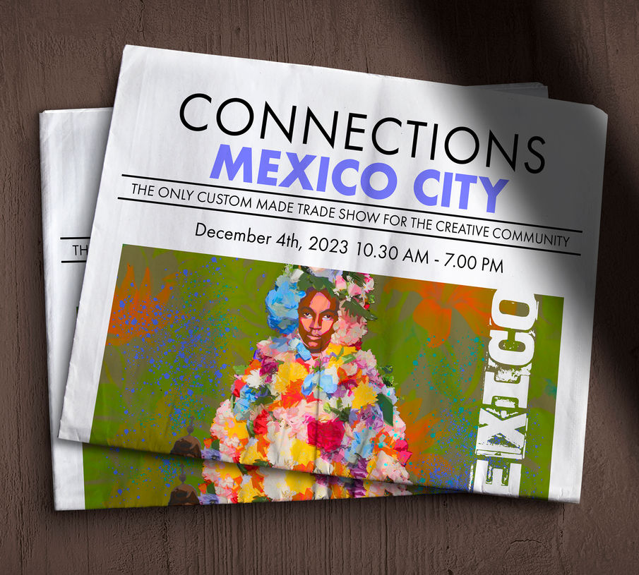 A digital illustration blending vibrant cultural elements and contemporary flair, highlighting the pulse of Mexico City’s spirit and the influence of Frida.