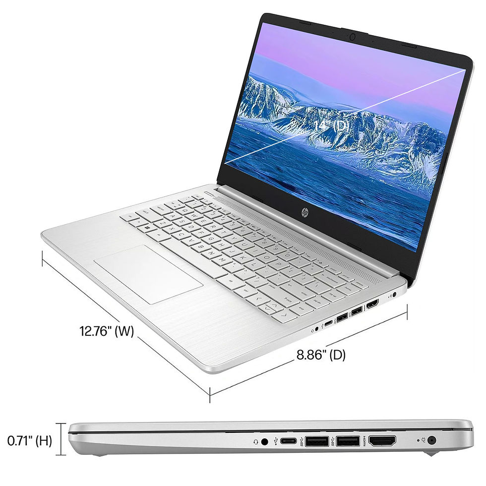 Miniatura: HP Newest 14" Business Laptop,Intel Celeron N4120,Up to16GB RAM,384GB Storage(12