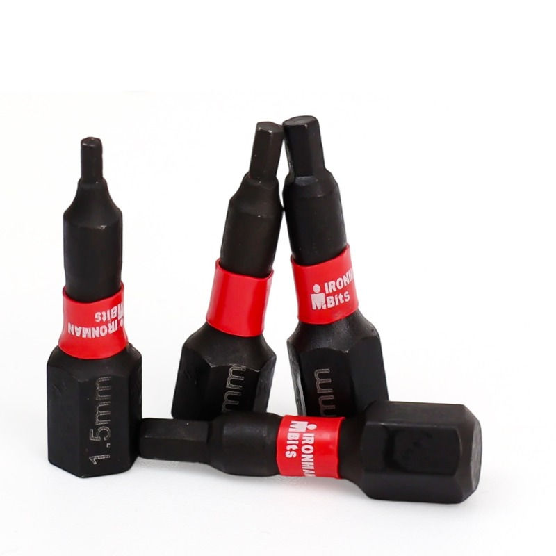 Miniatura: Wholesale High-quality Hexagonal Head Bits S2 Alloy Steel Impact Type Magnetic H