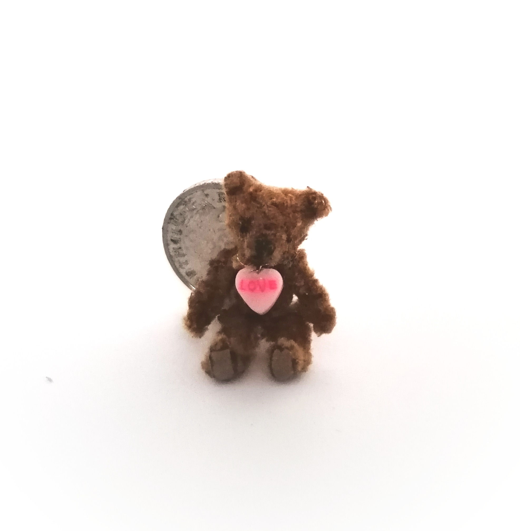 Tiny Bear with Love Heart