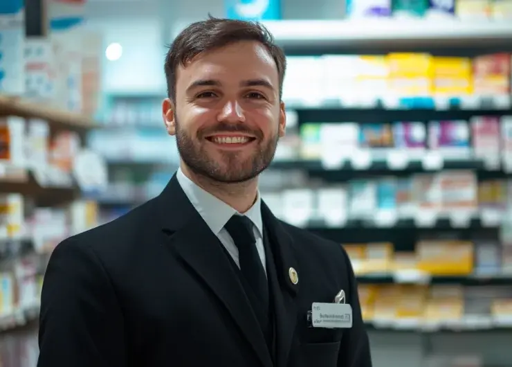 Pharmaceutical Sector Security Guard.webp