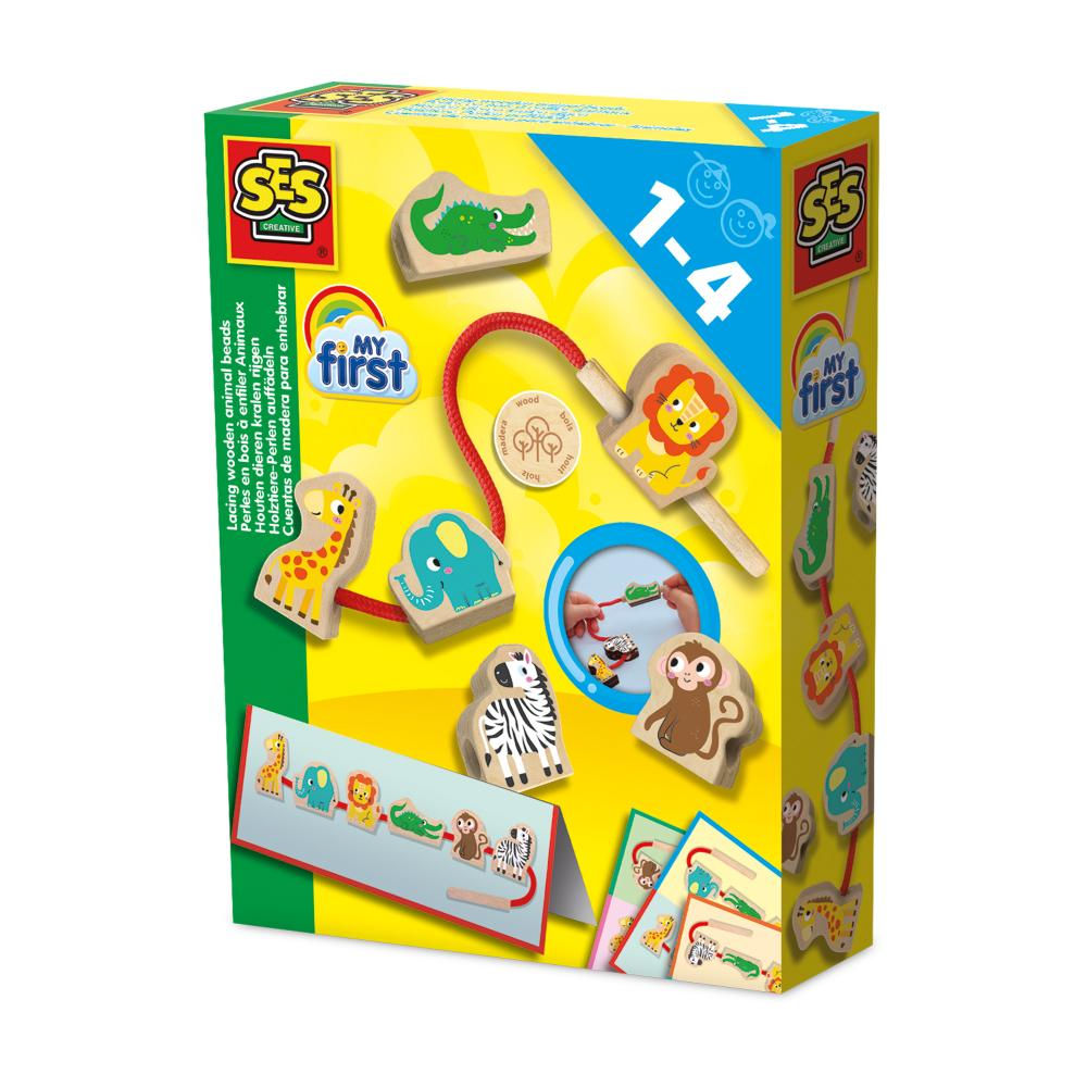 הצעד הראשון שלי: השחלת חיות מעץ