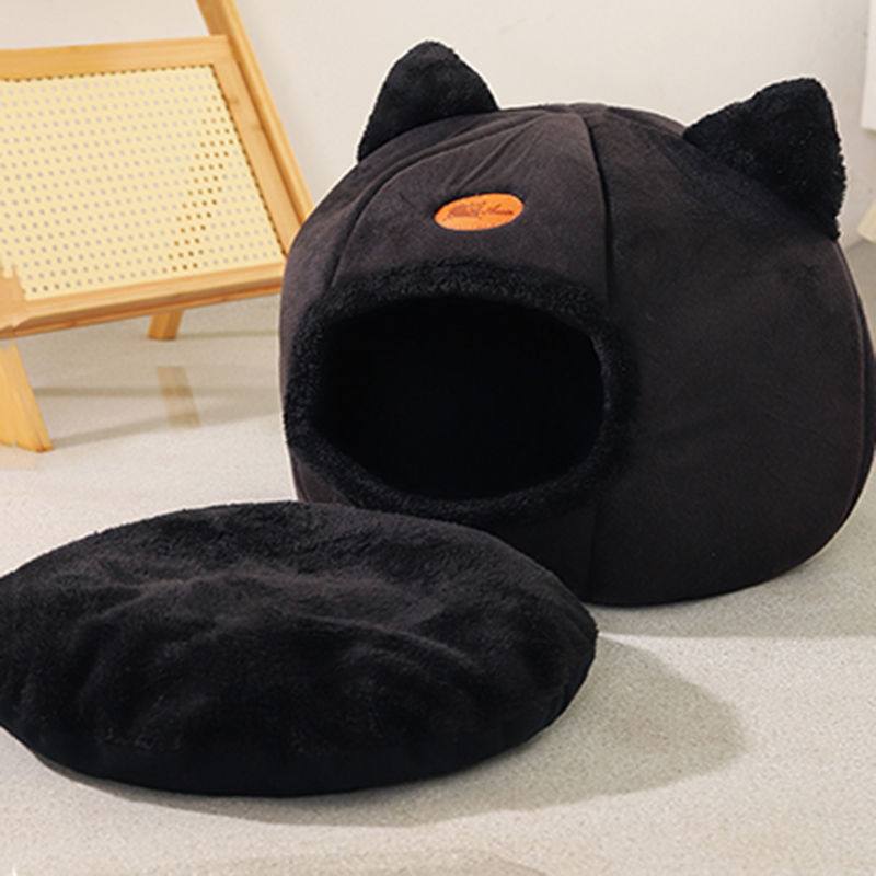 Thumbnail: New Deep Sleep Comfort In Winter Cat Bed Iittle Mat Basket Small Dog House Produ