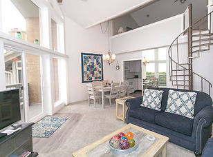 Penthouse living room area