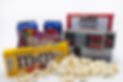 Pepsi, Skittles, M&Ms, popcorn, and NES console