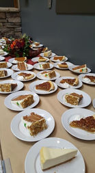 dessert display