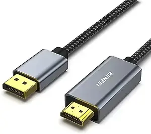 BENFEI DisplayPort to HDMI, 4K DisplayPort (DP) to HDMI 6 Feet Cable Compatible