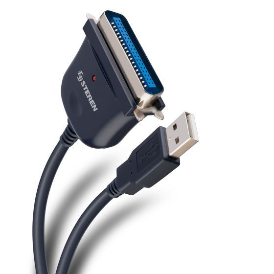 36-pin USB to parallel adapter (Centronics), 1.8 m