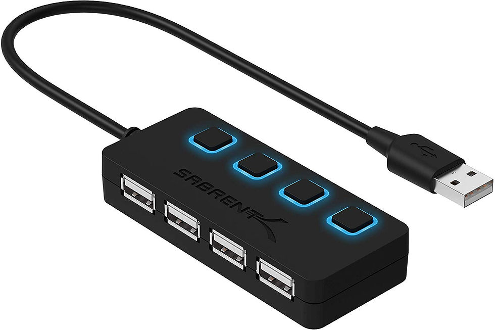 RC3361 4-PORT USB 2.0 HUB with Power Switches