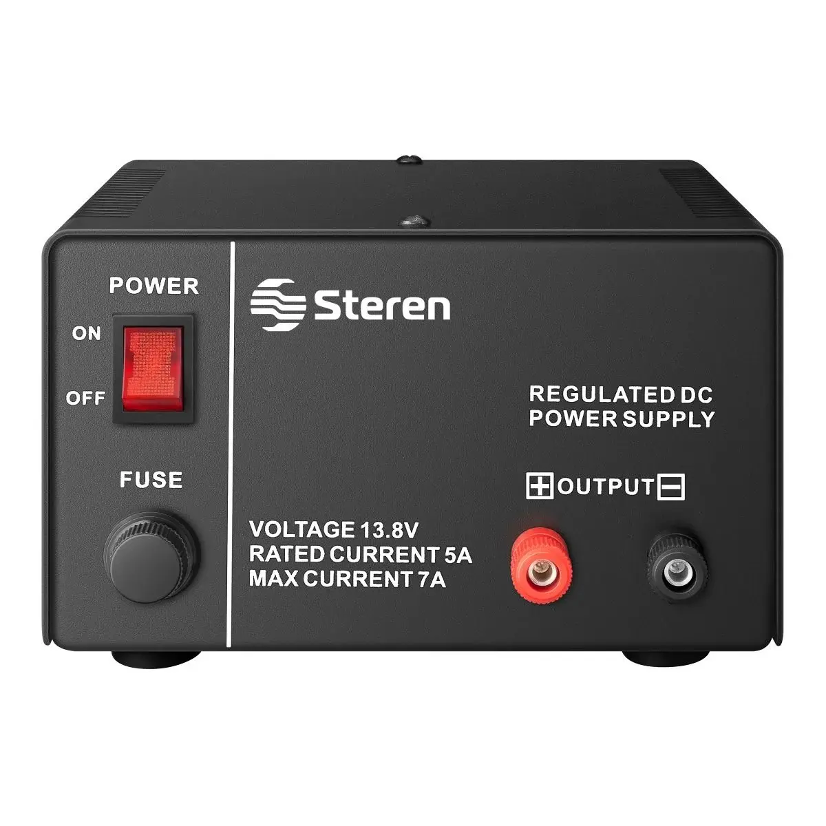 STEREN 13.8 Vdc, 5 to 7 A Regulated Power Supply