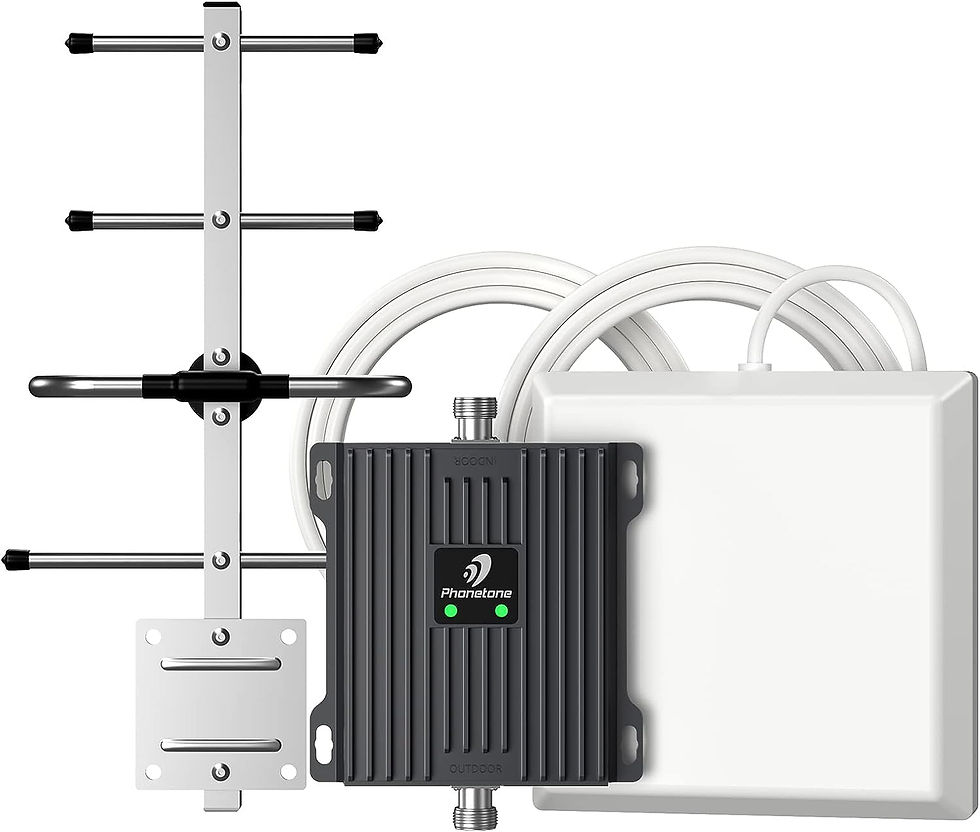 Cell Phone Signal Booster for Verizon and AT&T | Up to 4,500 Sq Ft | Boost 4G LT