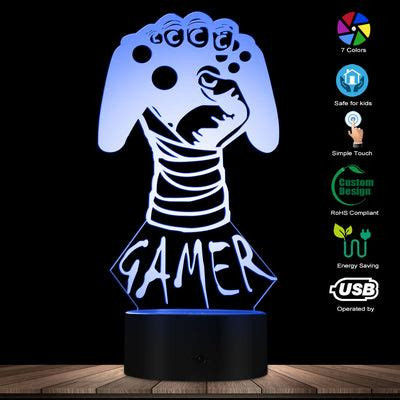Custom Gamer 3D LED Night Light