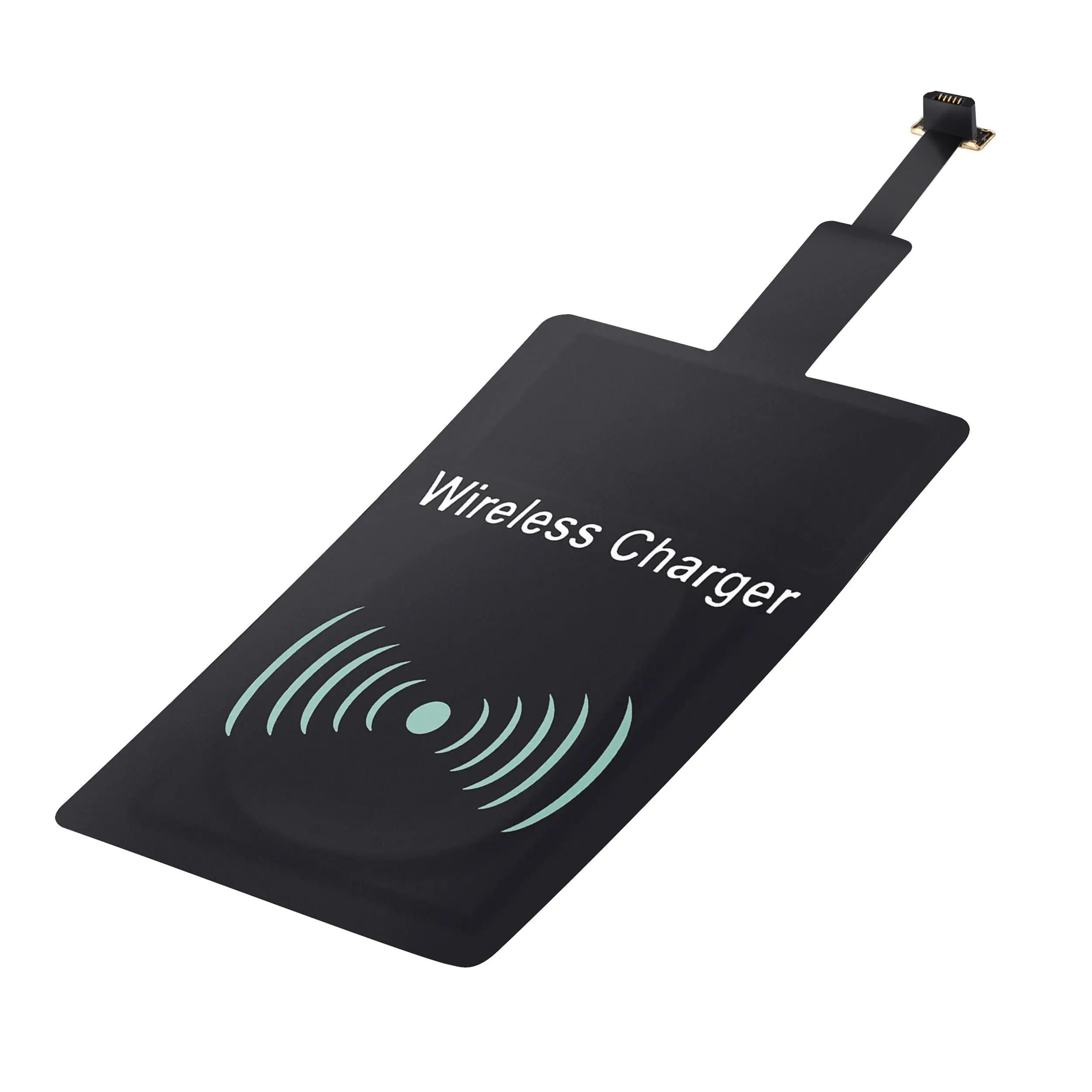 Qi wireless charging receiver tag, for smartphones