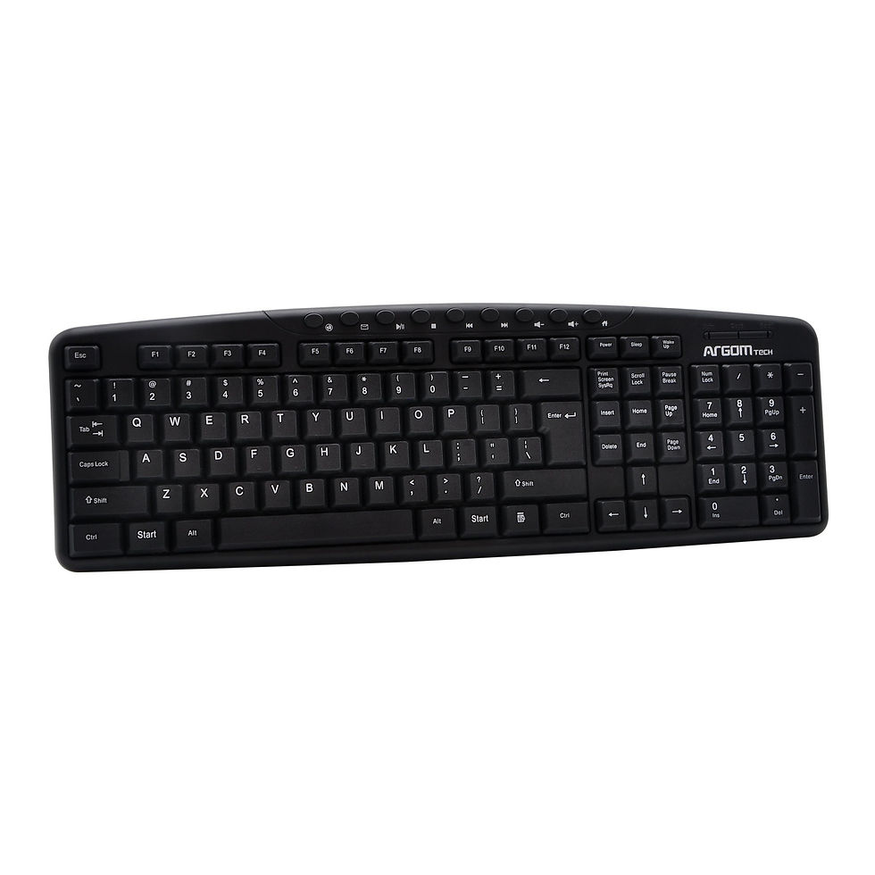 ArgomTech Multimedia English USB Keyboard