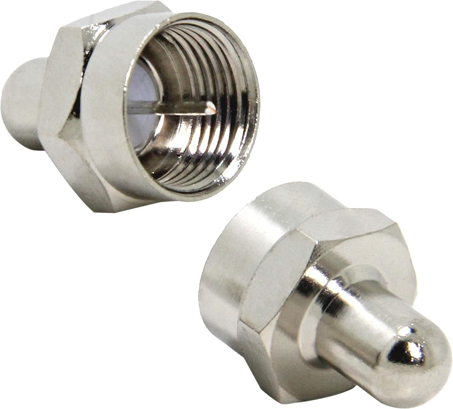 75 Ohm Terminator, Coax Caps, 2-Pack, F Type Terminator for Ports on Splitter, A