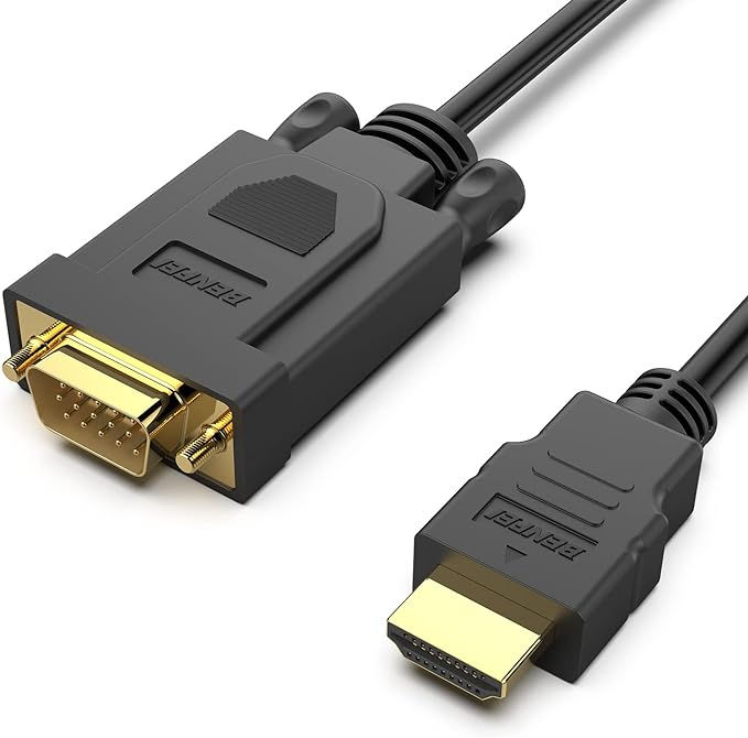 BENFEI HDMI to VGA 6 Feet Cable, Uni-Directional HDMI to VGA