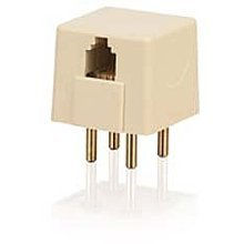 RadioShack® 4-Prong Modular Adapter (Ivory)