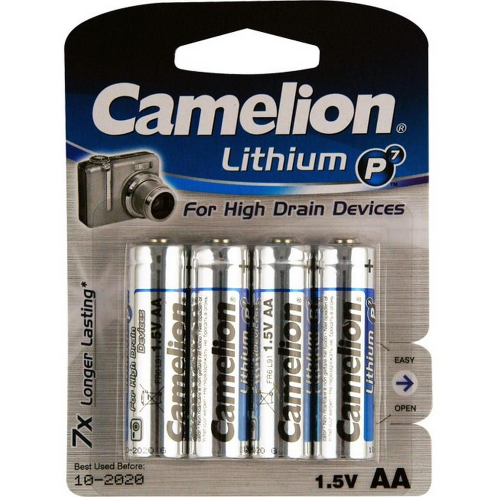 AA Lithium Battery - 4 Pack Camelion