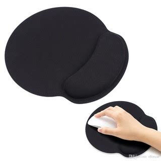 Ergonomic Mouse Pad with Gel Wrist Rest & Non-Slip PU Base