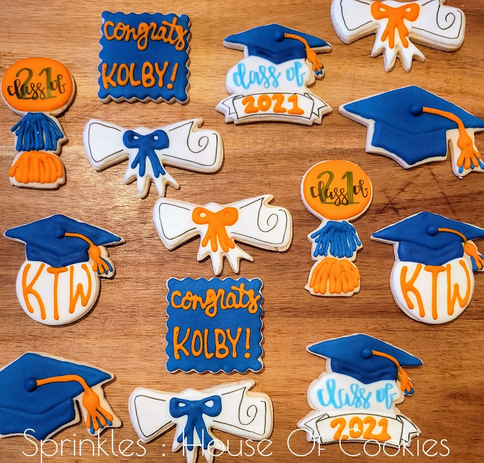Thumbnail: Custom Graduation Cookies 