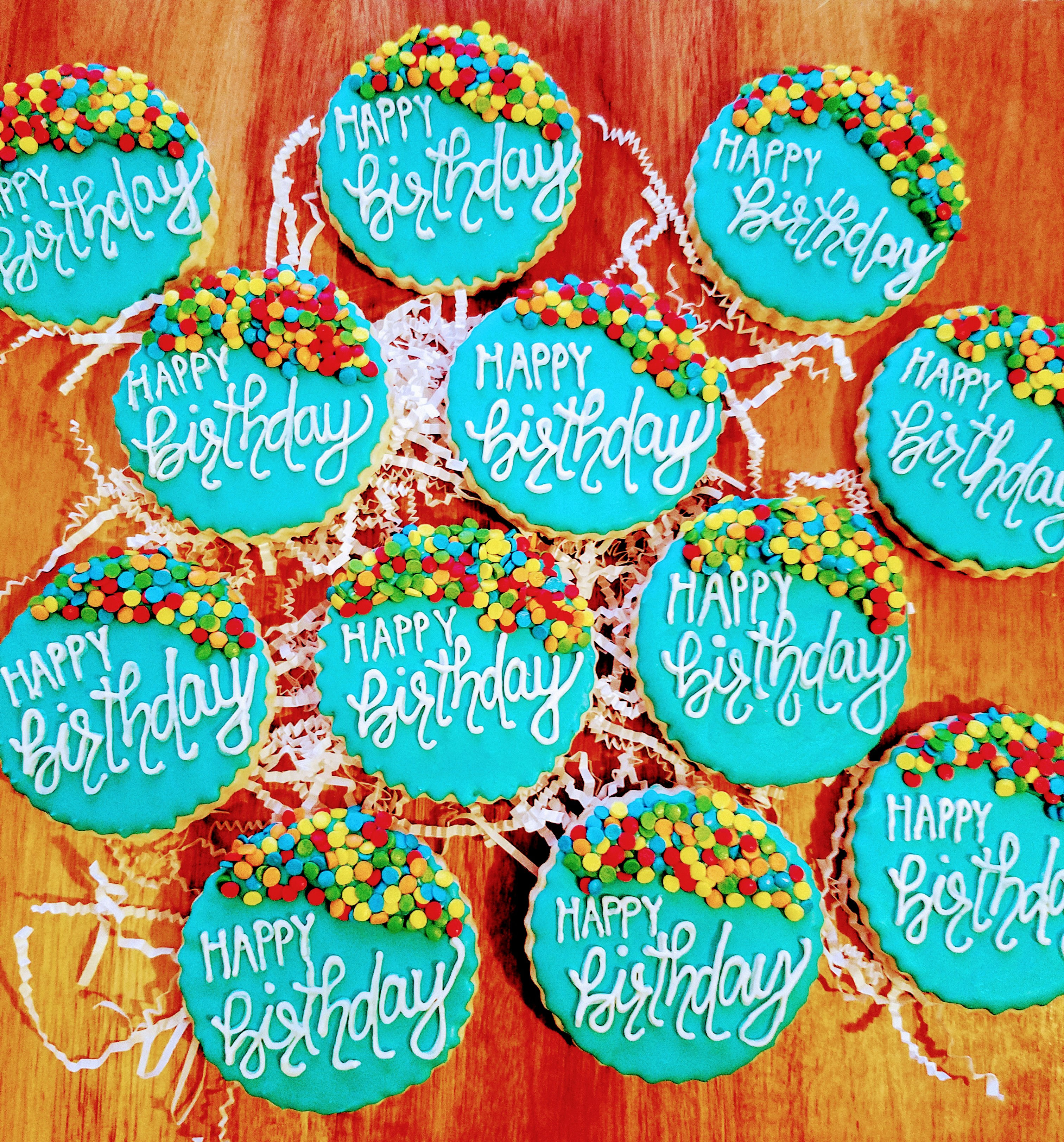 Happy Birthday Cookies 