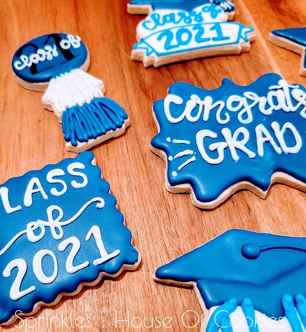 Thumbnail: Custom Graduation Cookies 