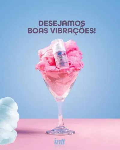 Miniatura: Vibration Excitante Que Vibra Algodão Doce Sabor Doce E Sedutor