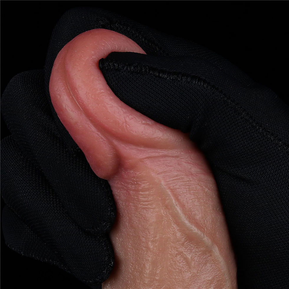 Miniatura: Pênis Dupla Densidade 18,5x3,7 cm Silicone Cock - LOVETOY