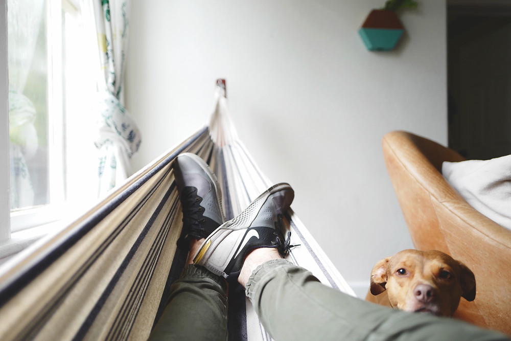 Lying in a Hammock