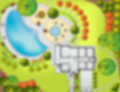 AdobeStock_30881276 - design of pool and landscape for a residential property