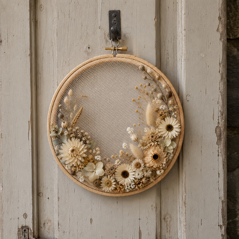 Botanical Hoop Art Class