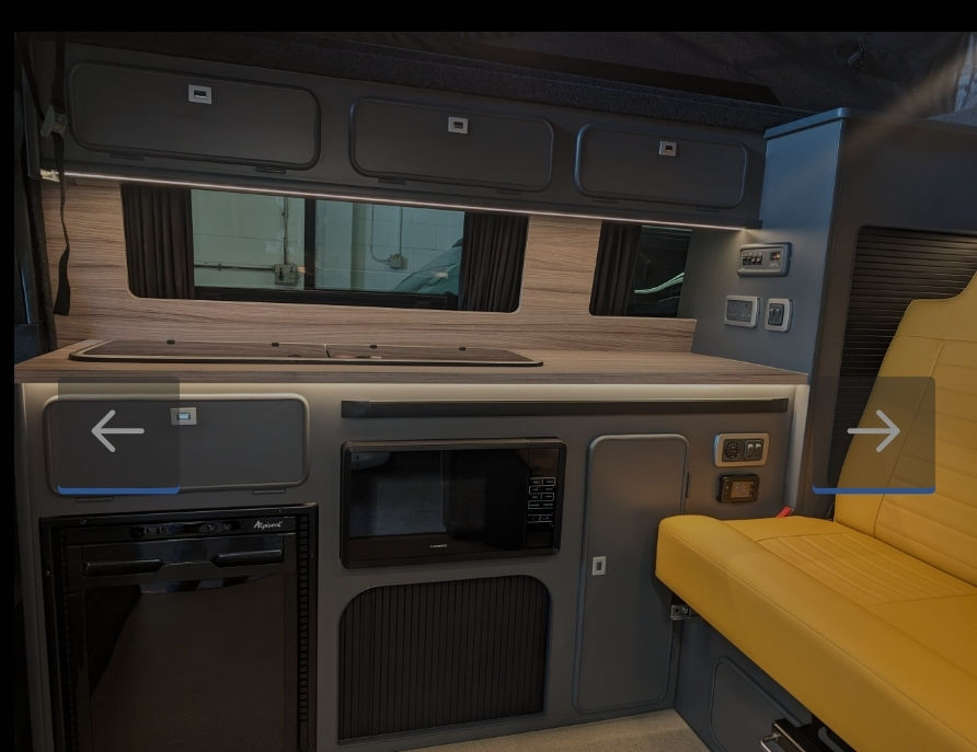FORD TRANSIT CUSTOM MUSTARD UPHOLSTRY