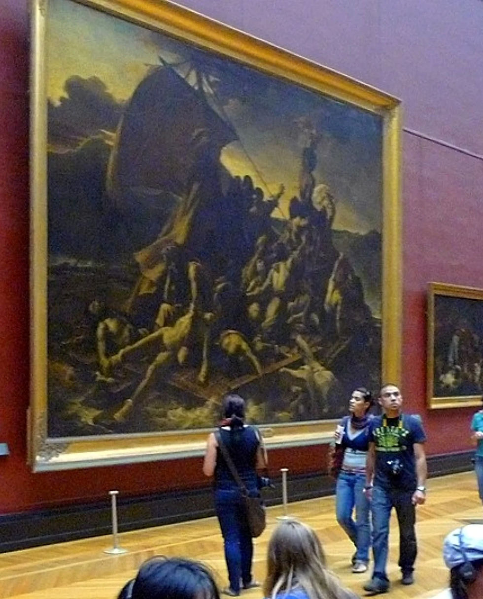 很大的一幅畫