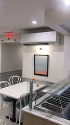 Wall Mounted unit in cafeteria