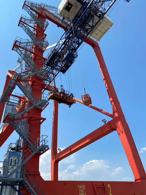 Transporting Materials to Controller Box