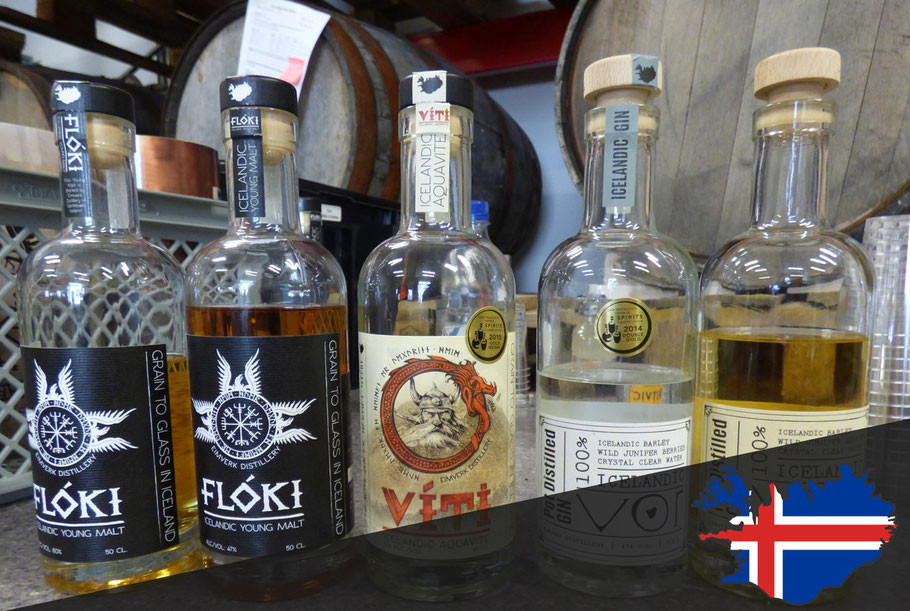 Floki Whisky und Gin