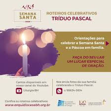 Orientações para celebrar a Semana Santa e o Tempo da Páscoa em família
