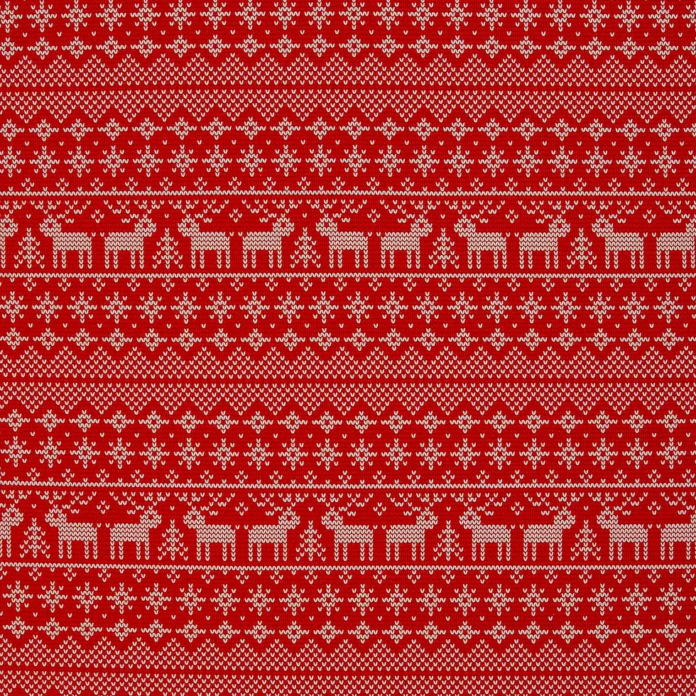 Molleton fin effet jacquard rouge