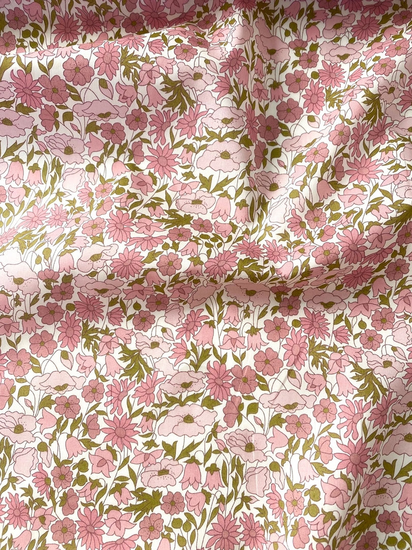Liberty Poppy and Daisy Vieux Rose T