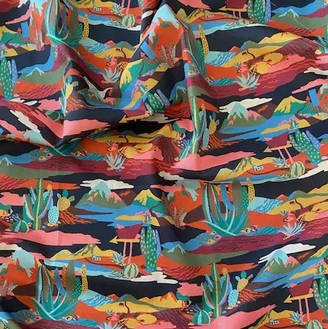 Thumbnail: Le bar à Jupes - Jupe élastiquée Liberty taille au choix