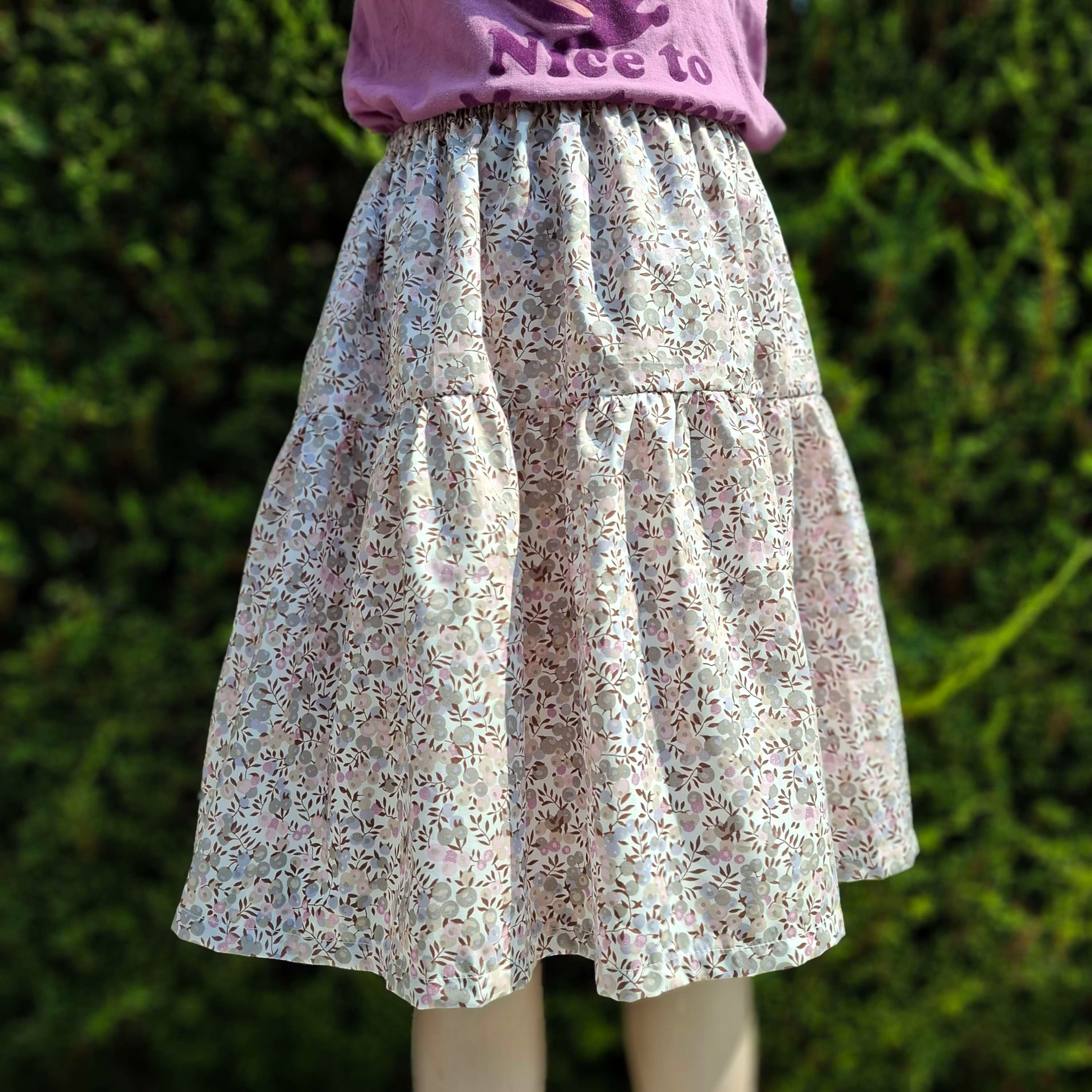 Jupe Ninon Liberty Wiltshire glitter Anastasia - 10ans