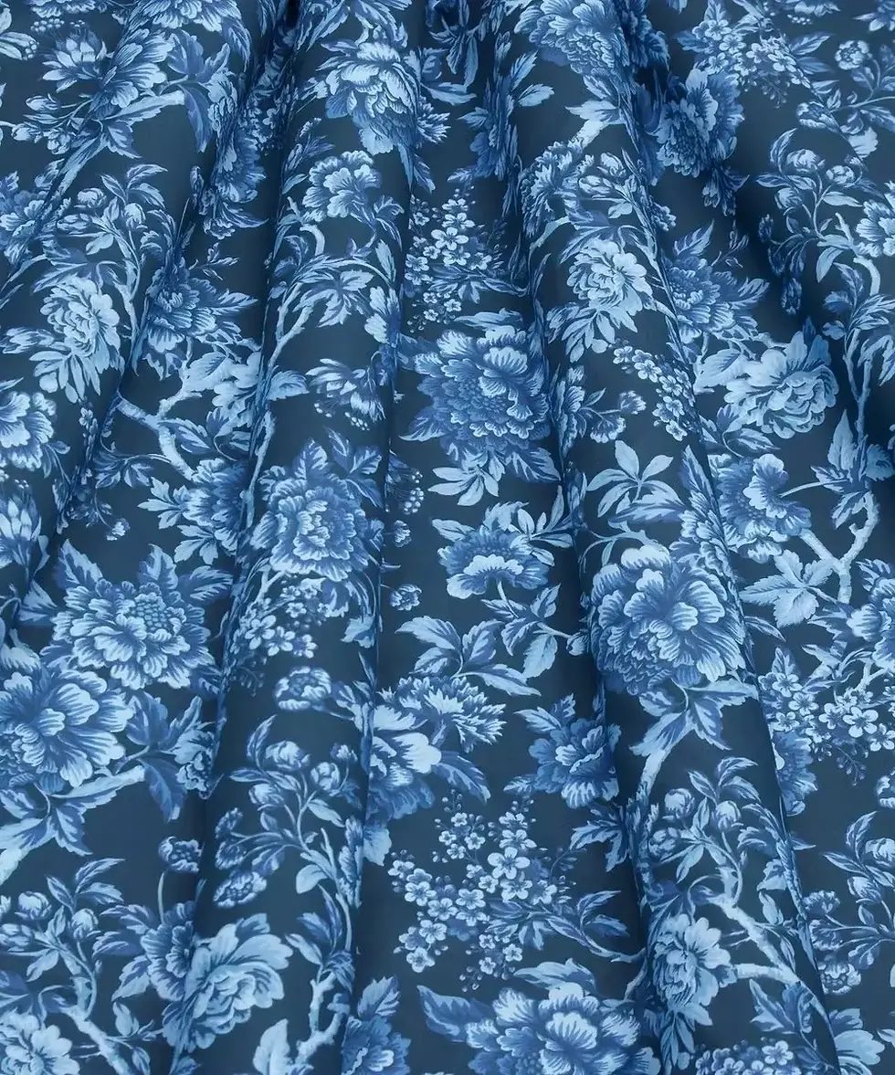 Liberty Bridgerton Regency Trail marine B