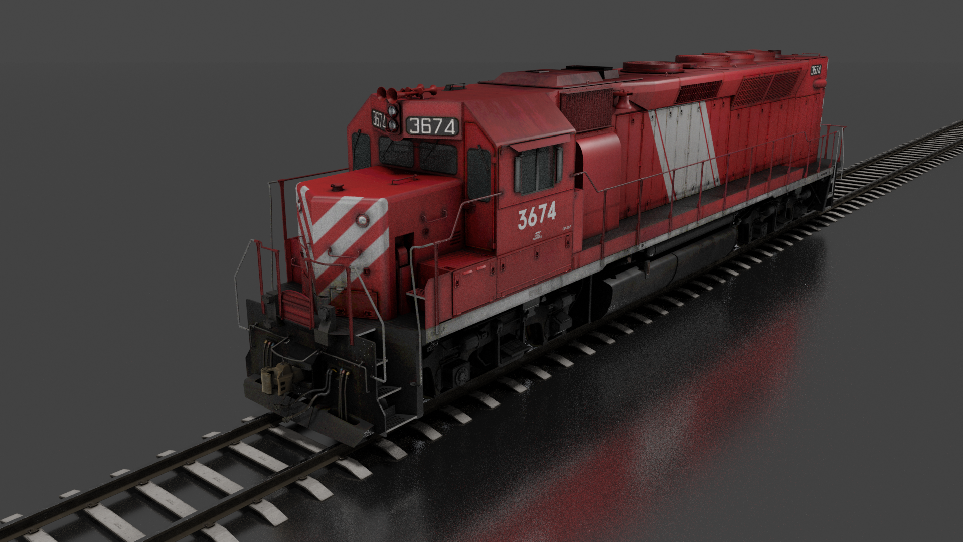 CNJ GP40P 3600 -Red Baron fantasy ver.-