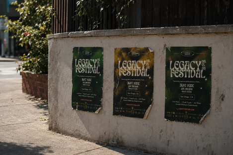 Poster Placement in Hillcrest, California