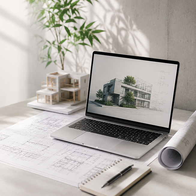 Residential building performance assessment with architectural drawings and energy modelling