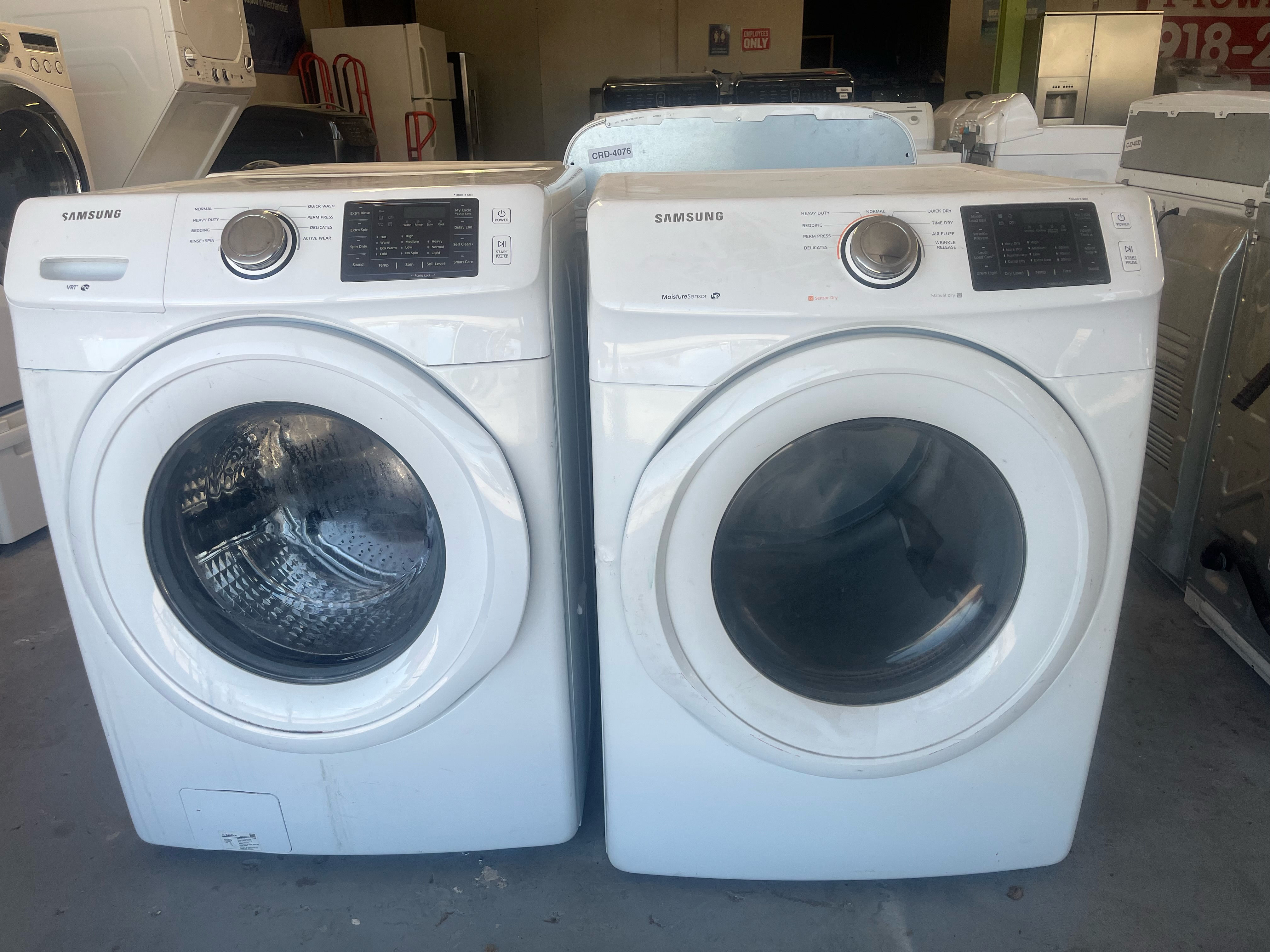Samsung Washer and Dryer
